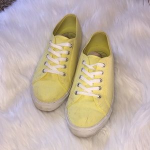 Super cute yellow sneakers